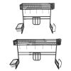 Adjustable Dish Drying Rack