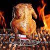 1pc Beer Can Chicken Holder; Vertical Chicken Rack; Stainless Steel Chicken Racks For BBQ; Grilling Roasting