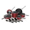 Foodiâ„¢ NeverStickâ„¢ Essential 14-Piece Cookware Set, guaranteed to never stick